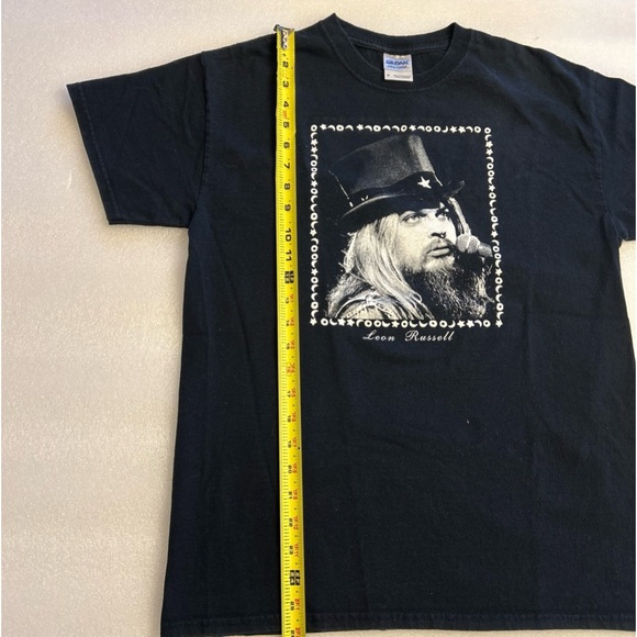Leon Russell- Same Old Song Shirt-Classic Black T Shirt- Gildan M - Picture 5 of 9